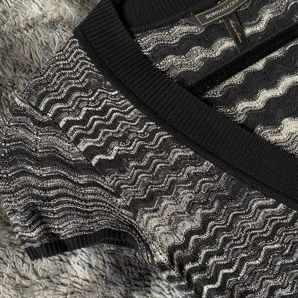 VTG BCBGMAXAZRIA Space Dye Knit Dress